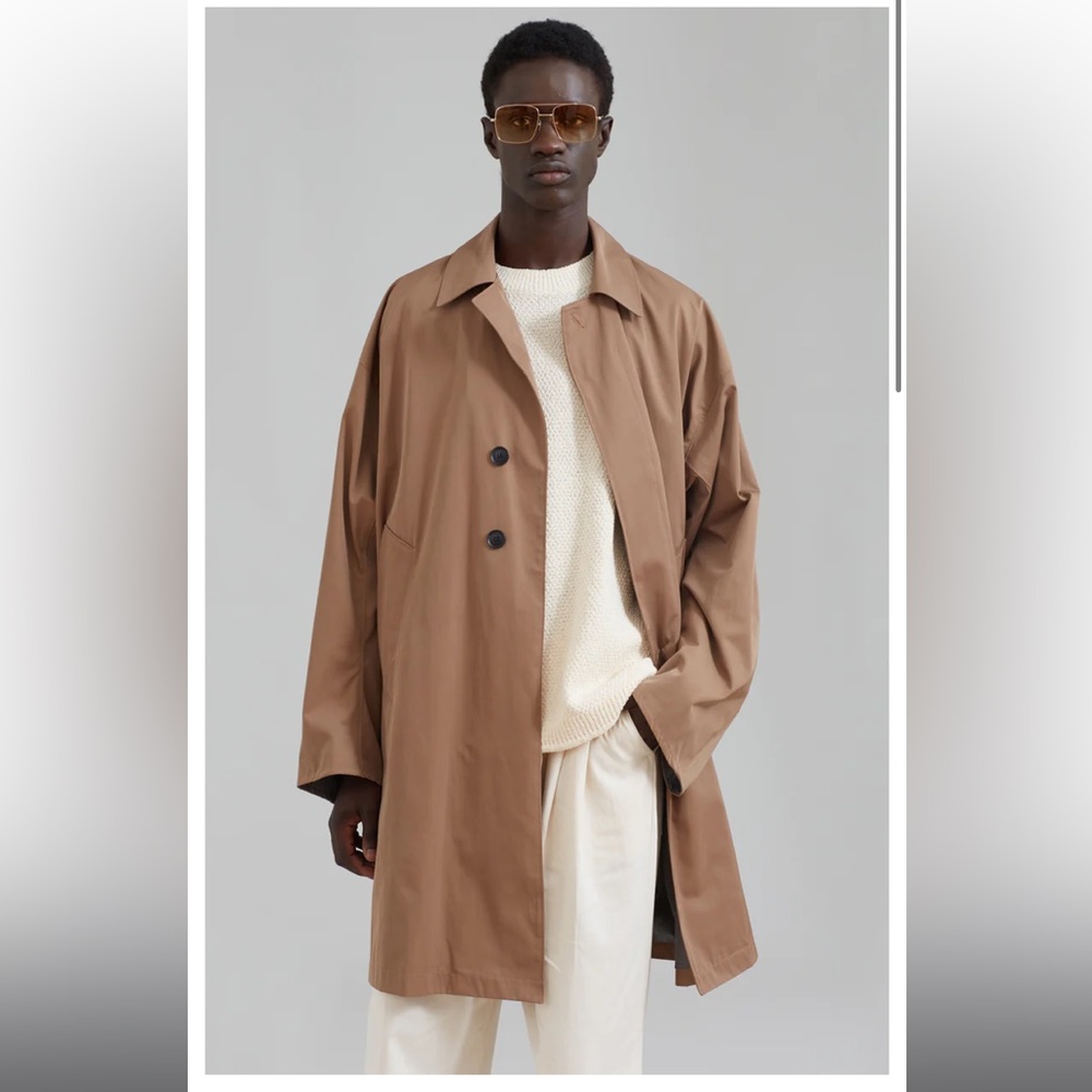The Frankie Shop Men’s Peter Trench Coat, Sz M/L NWT